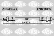 SBH6279 SASIC brzdová hadica SBH6279 SASIC