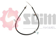 555954 Tažné lanko, parkovací brzda SEIM