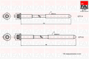 B1625 Sada šroubů hlavy válce FAI AutoParts