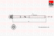 B2101 Sada šroubů hlavy válce FAI AutoParts