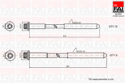 B2124 Sada šroubů hlavy válce FAI AutoParts