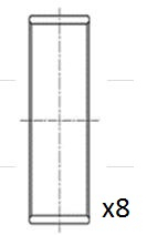 BB2025-STD Ojniční ložisko FAI AutoParts