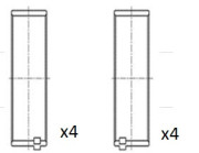 BB2027-050 Ojniční ložisko FAI AutoParts