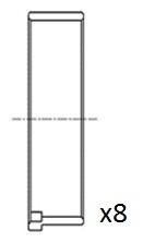 BB2039-STD Ojniční ložisko FAI AutoParts