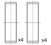 BB2040-STD Ojniční ložisko FAI AutoParts