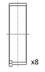 BB2054-STD Ojniční ložisko FAI AutoParts