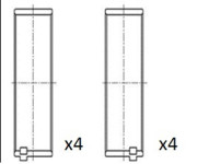 BB2071-STD Ojniční ložisko FAI AutoParts