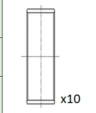 BB2073-STD Ojniční ložisko FAI AutoParts