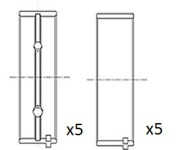 BM1001-STD Hlavní ložiska klikového hřídele FAI AutoParts