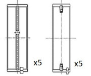 BM1002-STD Hlavní ložiska klikového hřídele FAI AutoParts