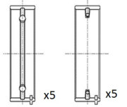 BM1003-STD Hlavní ložiska klikového hřídele FAI AutoParts