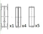 BM1010-STD Hlavní ložiska klikového hřídele FAI AutoParts