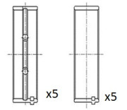 BM1011-050 Hlavní ložiska klikového hřídele FAI AutoParts