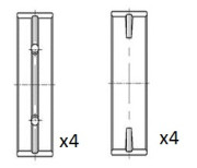 BM1015-STD Hlavní ložiska klikového hřídele FAI AutoParts