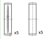 BM1019-030 Hlavní ložiska klikového hřídele FAI AutoParts