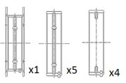 BM1021-STD FAI AutoParts lożisko kľukového hriadeľa BM1021-STD FAI AutoParts