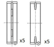 BM1026-STD Hlavní ložiska klikového hřídele FAI AutoParts