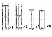 BM1033-STD Hlavní ložiska klikového hřídele FAI AutoParts