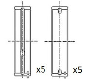 BM1046-STD Hlavní ložiska klikového hřídele FAI AutoParts