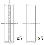 BM1047-STD Hlavní ložiska klikového hřídele FAI AutoParts