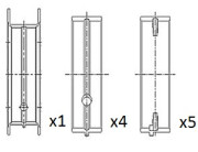 BM1049-STD Hlavní ložiska klikového hřídele FAI AutoParts