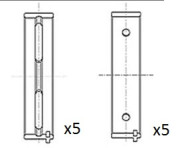 BM1050-020 Hlavní ložiska klikového hřídele FAI AutoParts