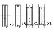 BM1059-050 Hlavní ložiska klikového hřídele FAI AutoParts