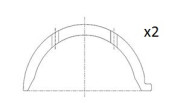 BT3014-STD Distanční kotouč, kliková hřídel FAI AutoParts