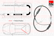 FBC0046 FAI AutoParts żażné lanko parkovacej brzdy FBC0046 FAI AutoParts