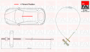 FBC0065 FAI AutoParts żażné lanko parkovacej brzdy FBC0065 FAI AutoParts