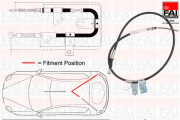 FBC0109 Tažné lanko, parkovací brzda FAI AutoParts