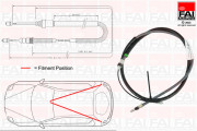 FBC0110 FAI AutoParts żażné lanko parkovacej brzdy FBC0110 FAI AutoParts