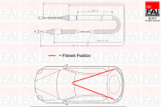 FBC0117 FAI AutoParts żażné lanko parkovacej brzdy FBC0117 FAI AutoParts