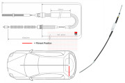 FBC0119 Tažné lanko, parkovací brzda FAI AutoParts