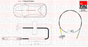 FBC0141 Tažné lanko, parkovací brzda FAI AutoParts