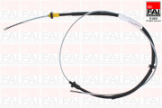 FBC0400 Tažné lanko, parkovací brzda FAI AutoParts