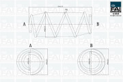 FPCS153 Pružina podvozku PRO FAI AutoParts