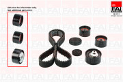 TBK354 FAI AutoParts sada ozubeného remeňa TBK354 FAI AutoParts