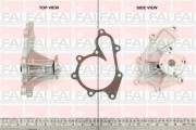 WP6377 Vodní čerpadlo, chlazení motoru FAI AutoParts