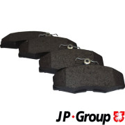 1163606510 Sada brzdových destiček, kotoučová brzda JP GROUP