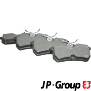 1563700410 Sada brzdových destiček, kotoučová brzda JP GROUP