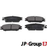3563601310 Sada brzdových destiček, kotoučová brzda JP GROUP