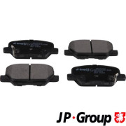 3863701010 Sada brzdových destiček, kotoučová brzda JP GROUP
