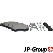 4163700610 Sada brzdových destiček, kotoučová brzda JP GROUP
