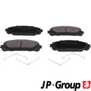 4863607510 Sada brzdových destiček, kotoučová brzda JP GROUP