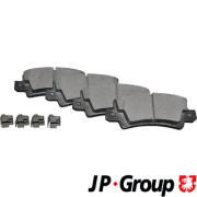 4863701310 Sada brzdových destiček, kotoučová brzda JP GROUP
