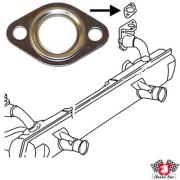 8121100300 Těsnění, výfuková trubka JP GROUP