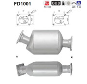 FD1001 AS filter sadzí/pevných častíc výfukového systému FD1001 AS
