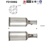 FD1006Q Filtr pevnych castic, vyfukovy system AS