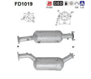 FD1019 Filtr pevnych castic, vyfukovy system AS